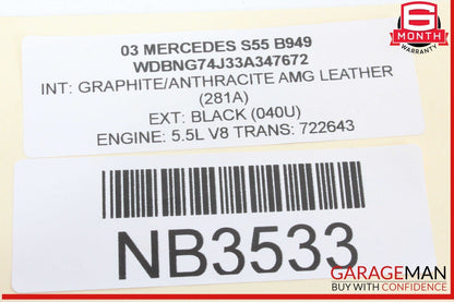 00-06 Mercedes W220 S55 AMG ML500 Voice Command Control Module Unit OEM