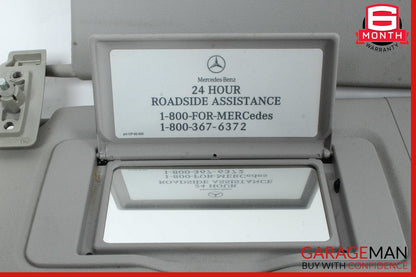 06-12 Mercedes GL450 ML450 Front Left Side Sun Visor Sunvisor Cover Shade Gray