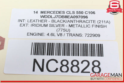 08-18 Mercedes W218 CLS550 C250 E550 Front Left Side Seat Control Module Unit