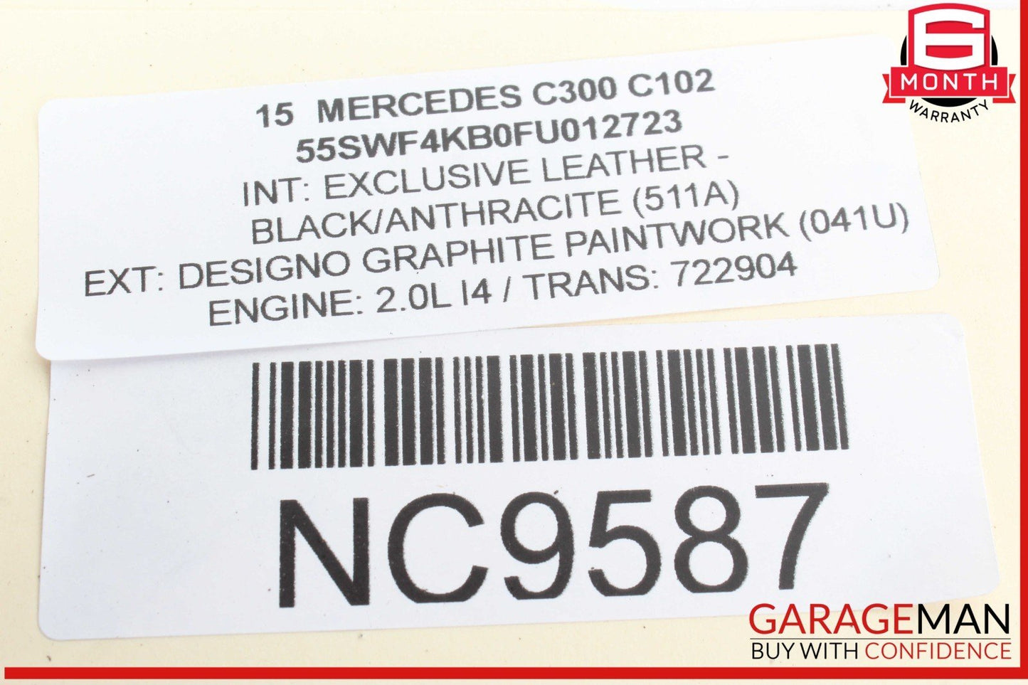 15-20 Mercedes W205 C300 C350e Front Right Side Door Lock Latch Actuator OEM