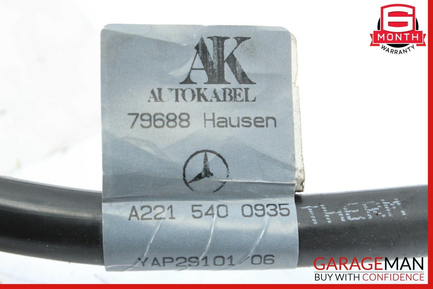 07-10 Mercedes W216 CL600 S600 Battery Alternator Starter Cable 2215400935 OEM