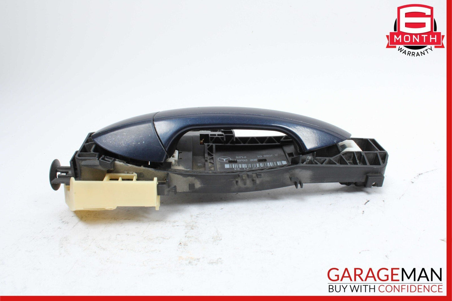 10-13 Mercedes W212 E350 E550 Rear Left Side Exterior Door Handle Assembly Blue