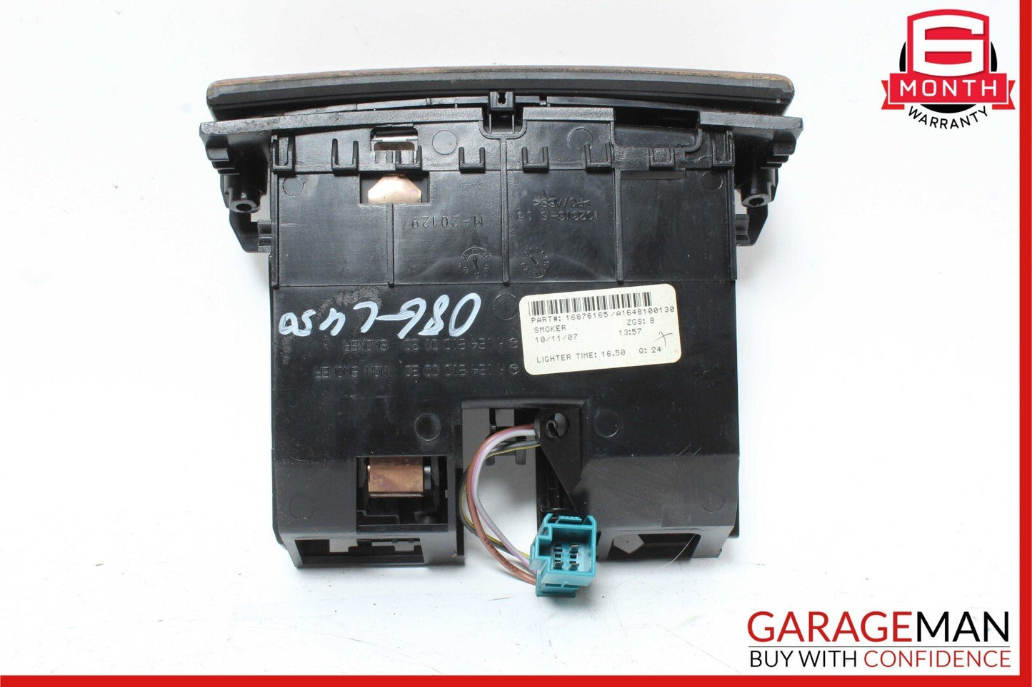 06-12 Mercedes ML500 GL550 Front Center Console Ash Tray Compartment Assembly