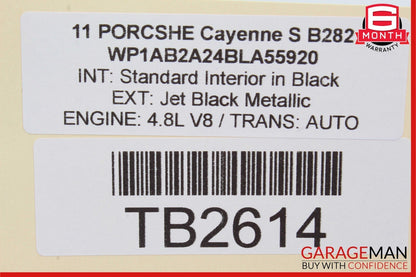 11-17 Porsche Cayenne 958 S Tire Pressure Monitoring System Control Module OEM