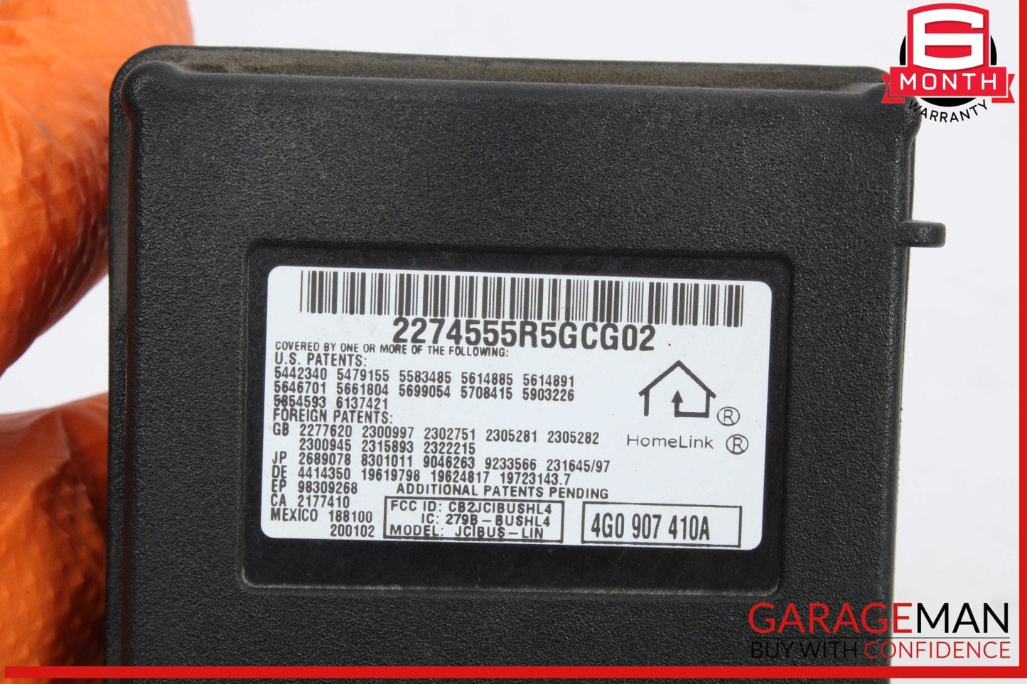 12-18 Audi Q5 A4 A6 A7 Garage Door Homelink Control Module Unit 4G0907410A OEM