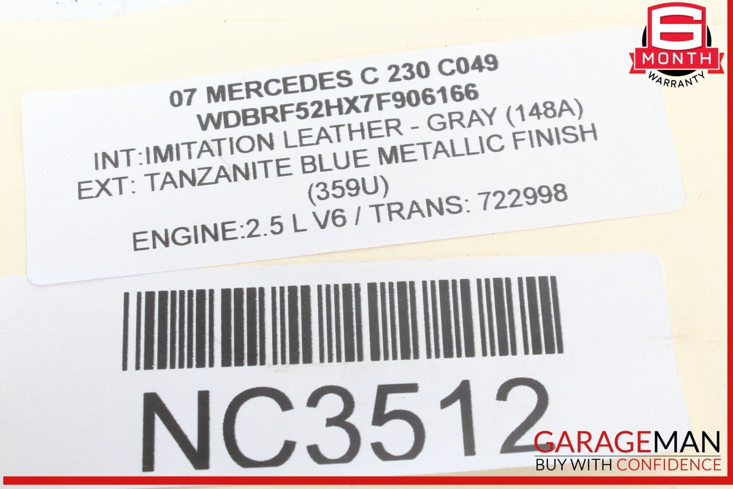 01-09 Mercedes W203 C230 CLK500 Engine Overflow Radiator Coolant Tank Reservoir