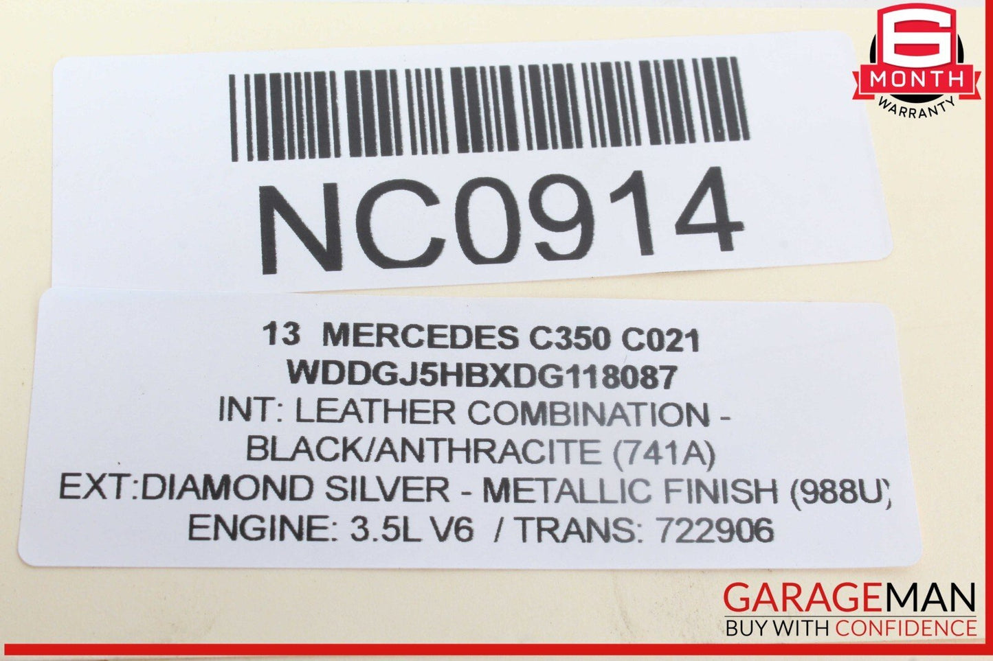 08-14 Mercedes W204 C350 C250 C300 Floor Gear Selector Shifter 2042677524 OEM