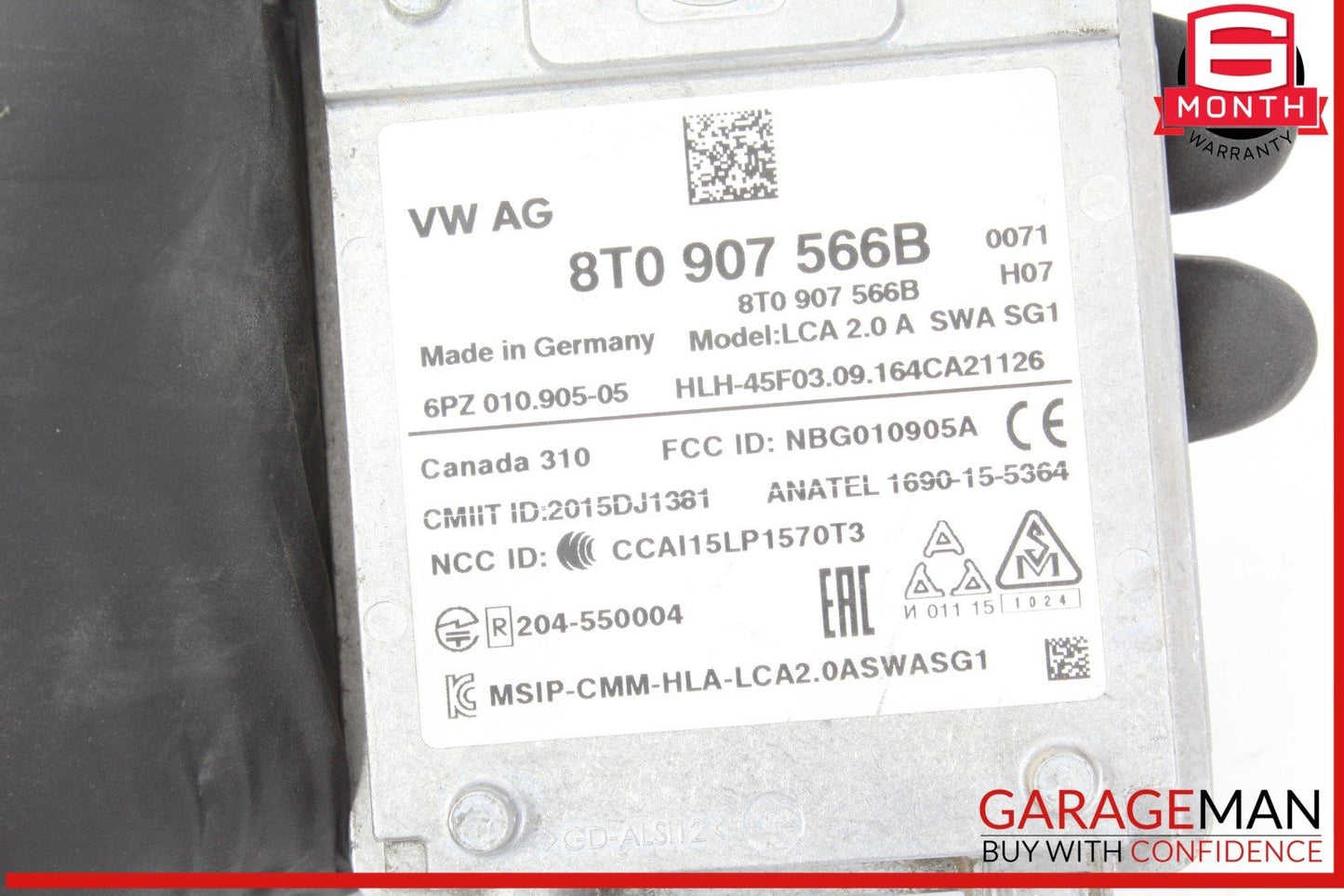 15-24 Porsche Macan Rear Right Side Blind Spot Radar Sensor Module 8T0907566B