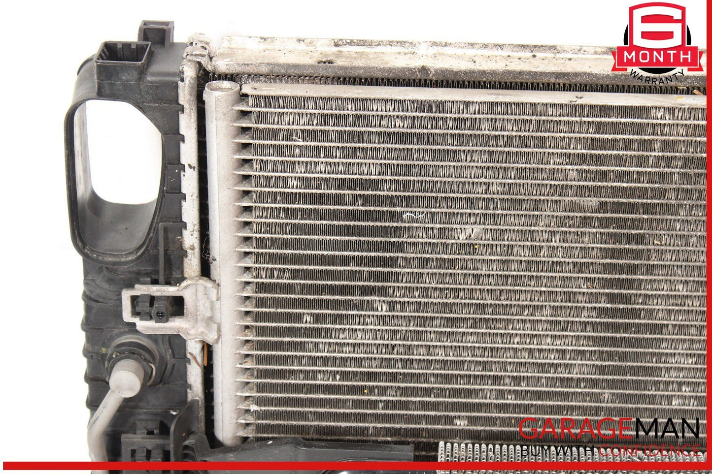 06-09 Mercedes W211 E350 Engine Motor Cooling Radiator A/C Condenser Assembly