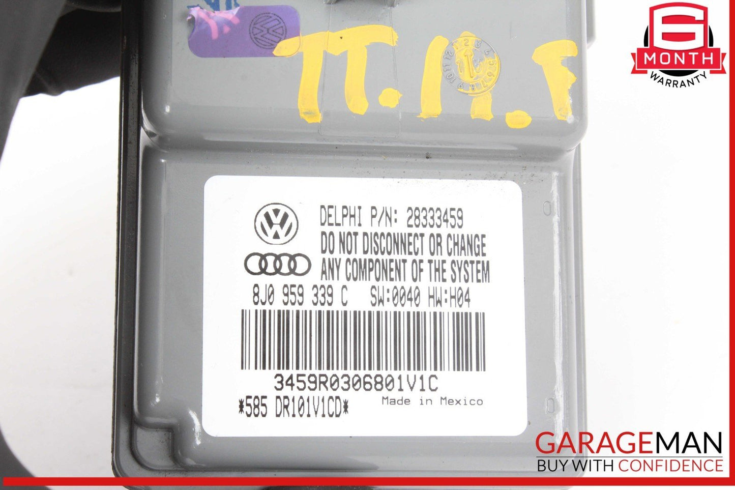 08-14 Audi TT Front Right Passenger Side Seat Occupant Sensor Module OEM