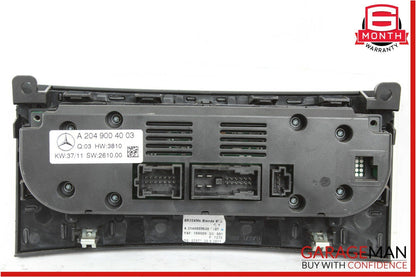12-14 Mercedes W204 C250 AC A/C Heater Climate Temperature Control Switch Module