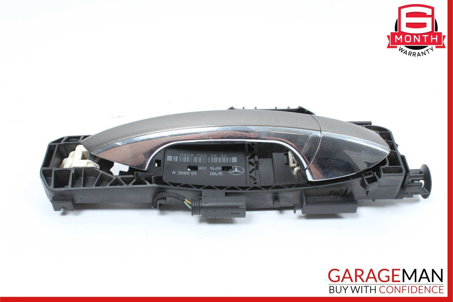 10-13 Mercedes W212 E350 E63 Rear / Front Right Side Exterior Door Handle Gray