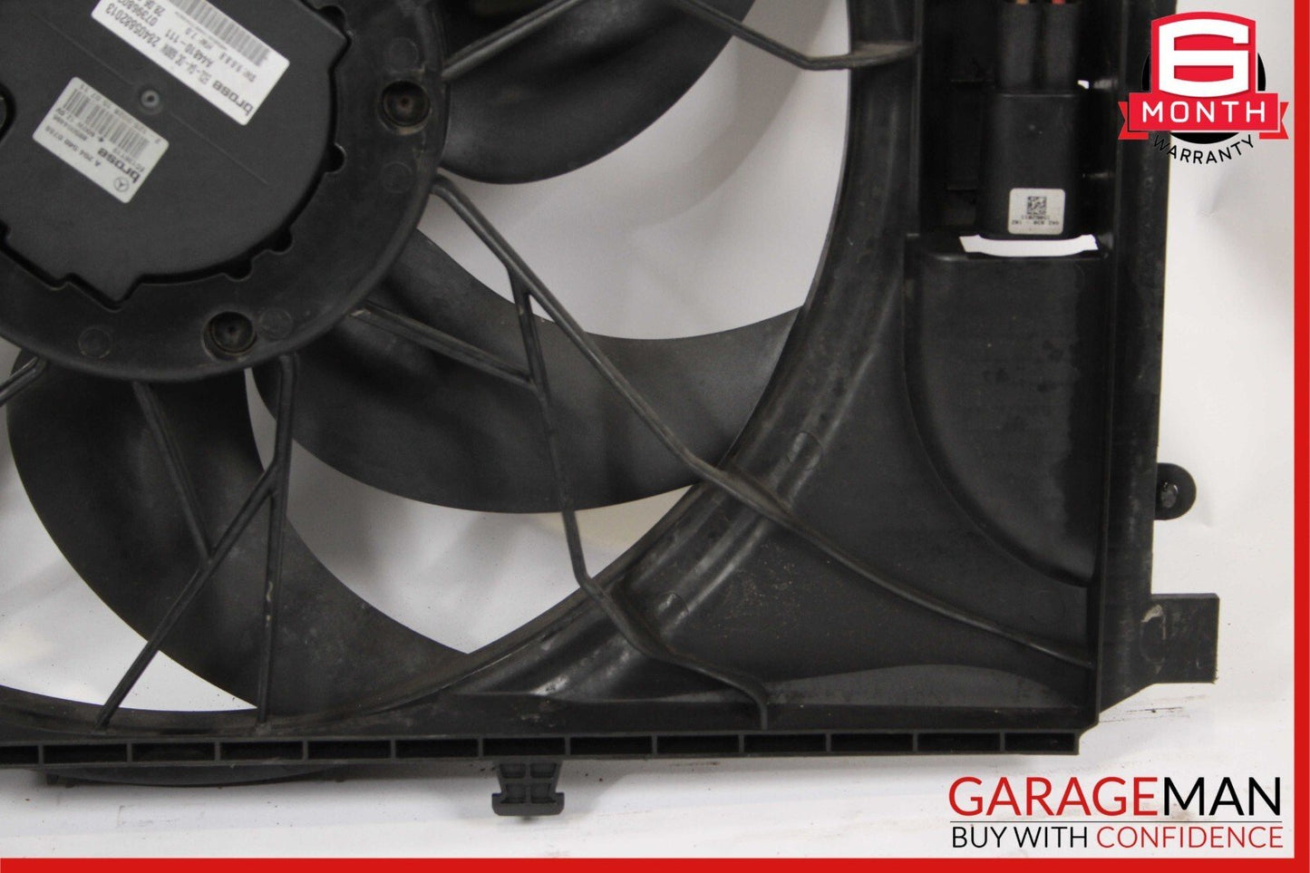 08-18 Mercedes C350 SLK350 CLS400 E350 Engine Cooling Fan Shroud Motor Assembly