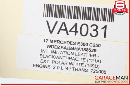 17-19 Mercedes W213 E300 E400 Estate Light Control Module 2139009712 OEM