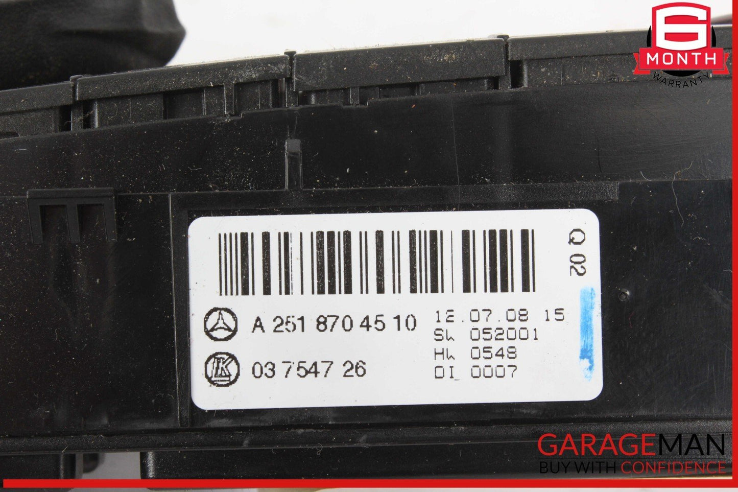 06-10 Mercedes W251 R350 4MATIC Center Dashboard Hazard ESP Control Switch OEM