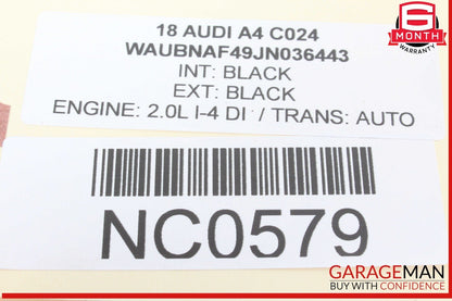 17-24 Audi A4 Sunroof Window Glass Control Module Unit 4M0907594A OEM
