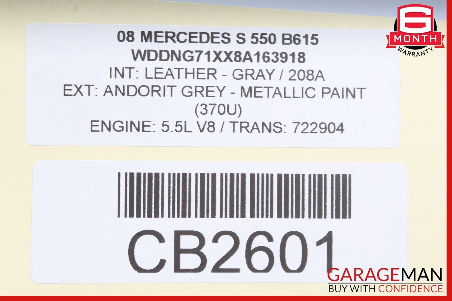 10-18 Mercedes W212 E350 CLS63 Front Right Side Seat Airbag Air Bag Brown OEM