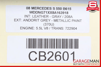 10-18 Mercedes W212 E350 CLS63 Front Right Side Seat Airbag Air Bag Brown OEM