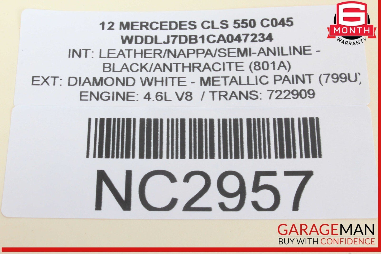 08-18 Mercedes W218 CLS550 C350 Front Right Side Seat Control Module Unit OEM