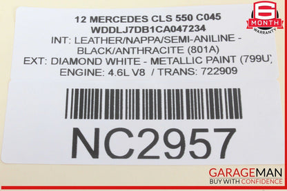 08-18 Mercedes W218 CLS550 C350 Front Right Side Seat Control Module Unit OEM