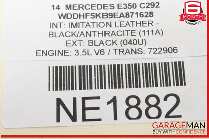 10-18 Mercedes W212 E350 Front Right Side Bumper Reinforcement Bracket OEM