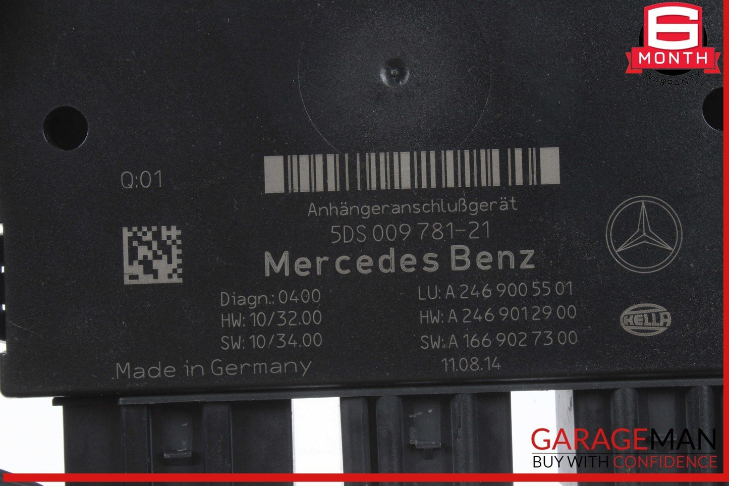 12-16 Mercedes W166 ML350 4MATIC Trailer Towing Control Module 2469005501 OEM