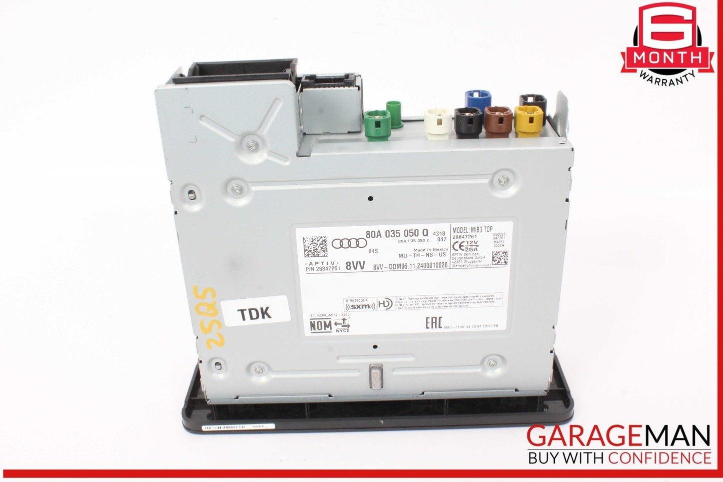 2018-2025 Audi Q5 Audio Radio Receiver Control Module 80A035050Q