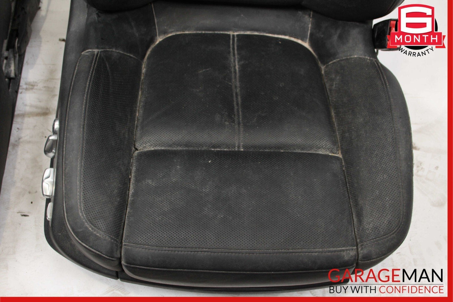 15-18 Porsche Macan Front Right & Left Complete Seat Set of 2 Pc Black OEM