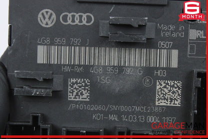 12-18 Audi A7 A6 Front Right Side Door Control Module Unit 4G8959792J OEM