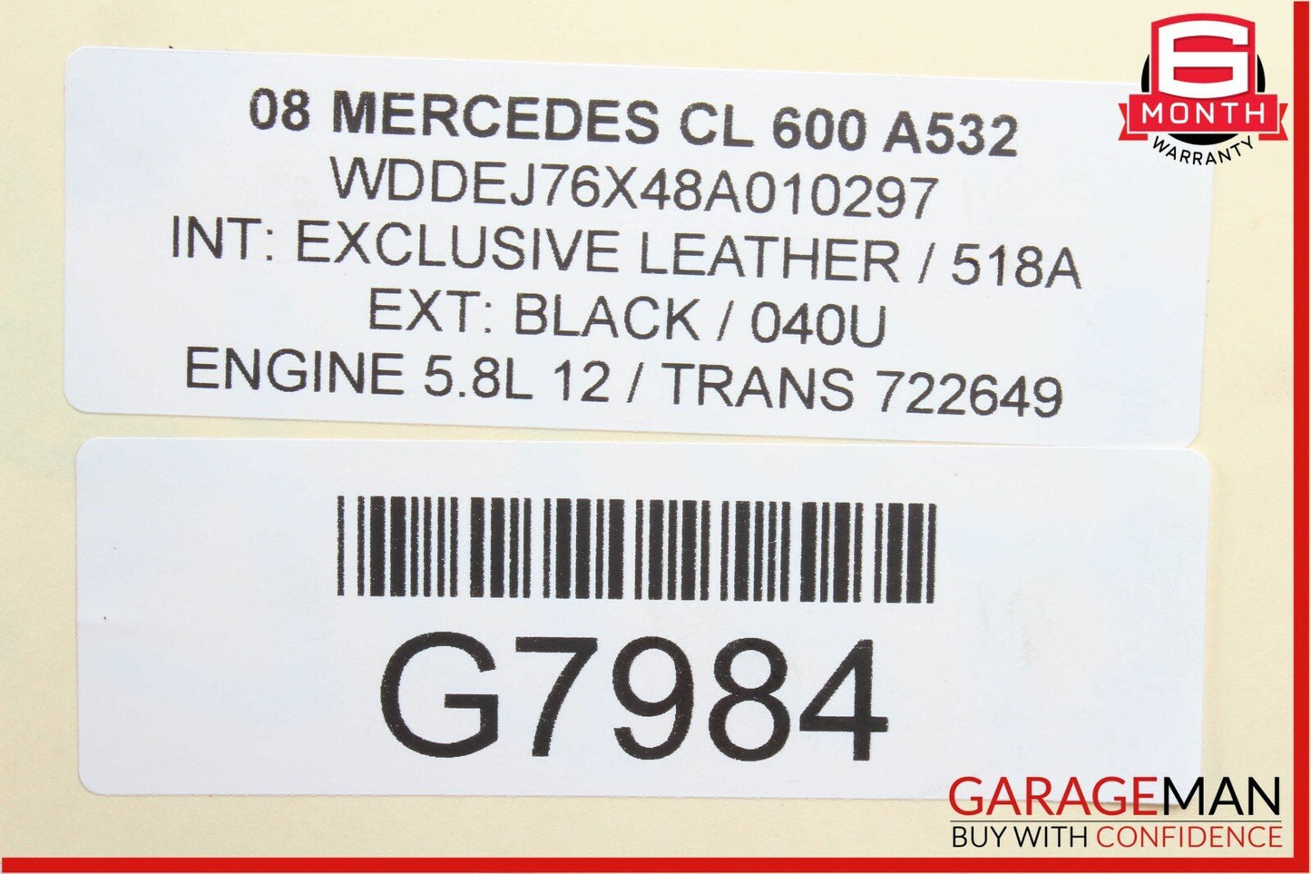 07-14 Mercedes W221 S550 CL600 Front Left Driver Side Door Lock Switch Control