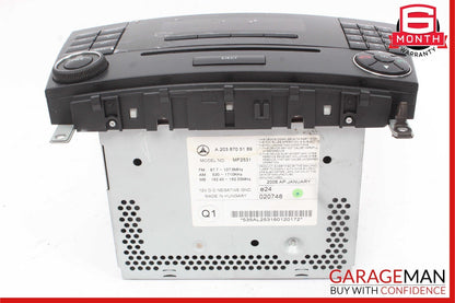 05-07 Mercedes W203 C230 C350 Radio Stereo Audio Head Unit AM FM CD Player OEM