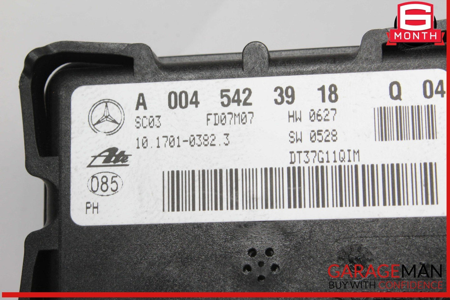 06-09 Mercedes W164 ML550 ML350 R350 Yaw Turn Rate Sensor Module Unit 0045423918