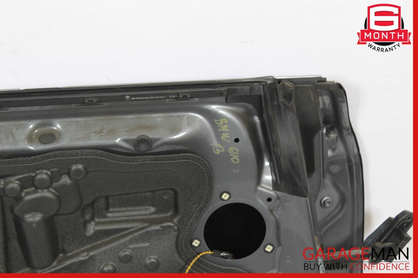 13-19 BMW 640i 650i F06 Rear Left Driver Side Door Exterior Shell OEM