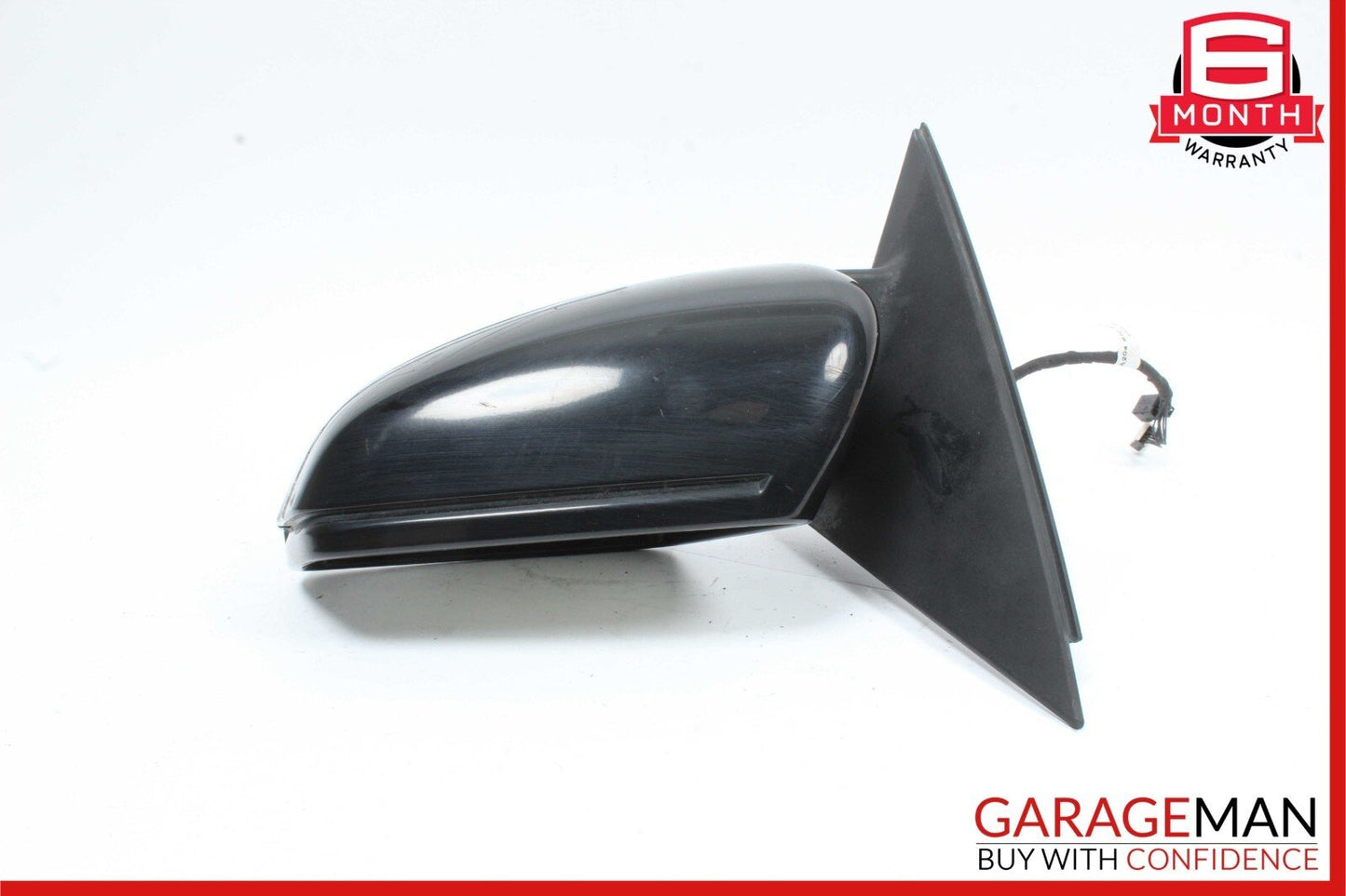 12-14 Mercedes W204 C250 C350 Front Left Side Mirror Rear View Door Black OEM