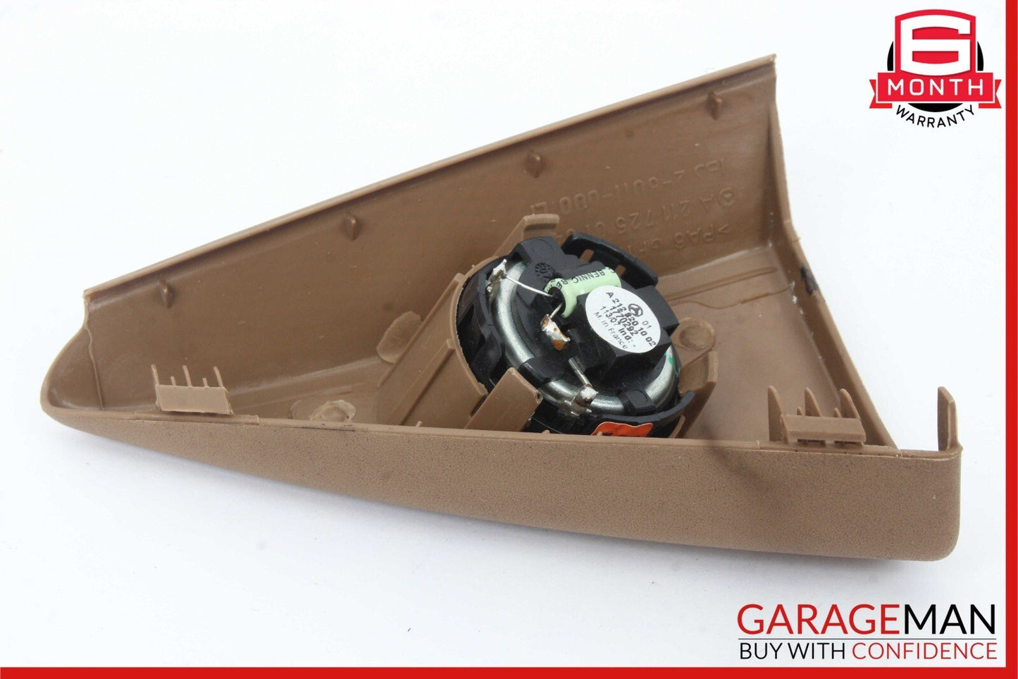 03-09 Mercedes W211 E350 E500 Front Left Side Tweeter Speaker Cover Brown OEM