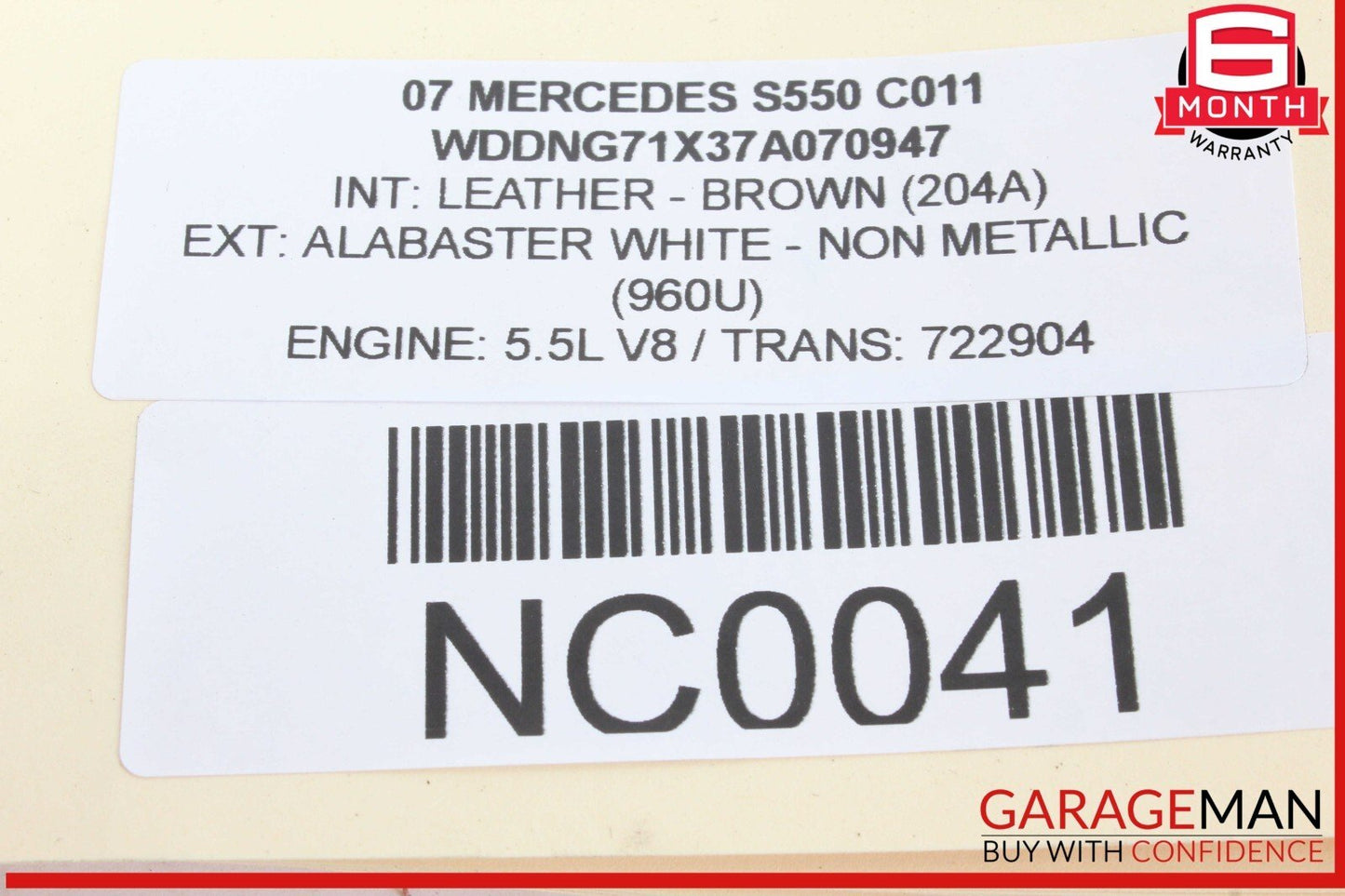 07-13 Mercedes W221 S550 Front Right Side Under Seat Control Module Unit OEM