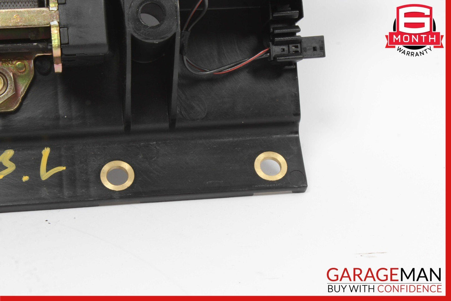 03-08 Mercedes R230 SL500 Rear Left Luggage Seatbelt Retractor Speaker Black OEM