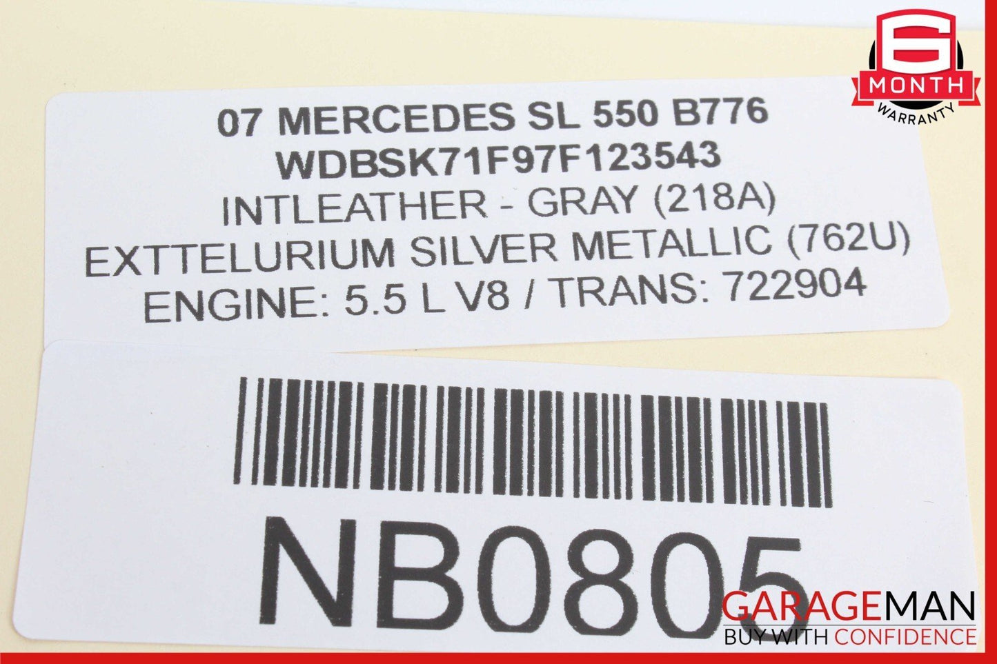 03-08 Mercedes R230 SL550 SL55 Right Passenger Side Door Audio Speaker Bose OEM