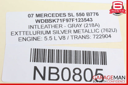 03-08 Mercedes R230 SL550 SL55 Right Passenger Side Door Audio Speaker Bose OEM