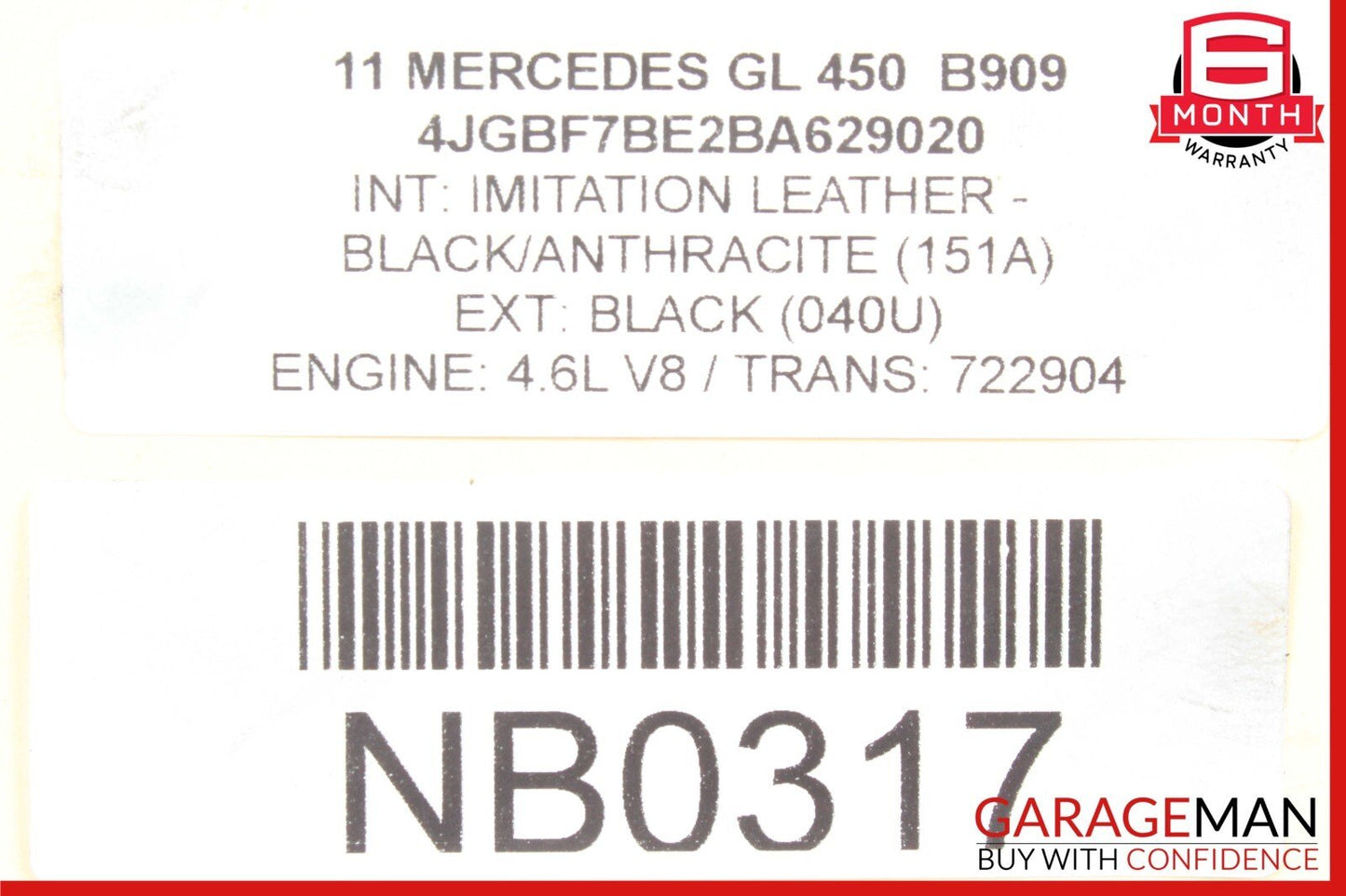 06-12 Mercedes X164 GL450 ML450 GL550 Front Right Side CV Axle Shaft Driveshaft
