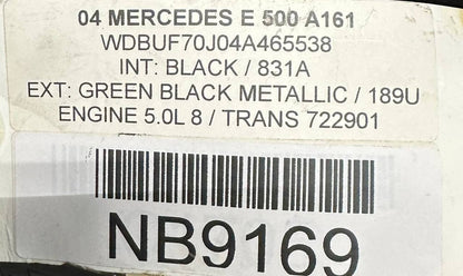 03-09 Mercedes W211 E500 E550 Front Right Passenger Door Control Module OEM