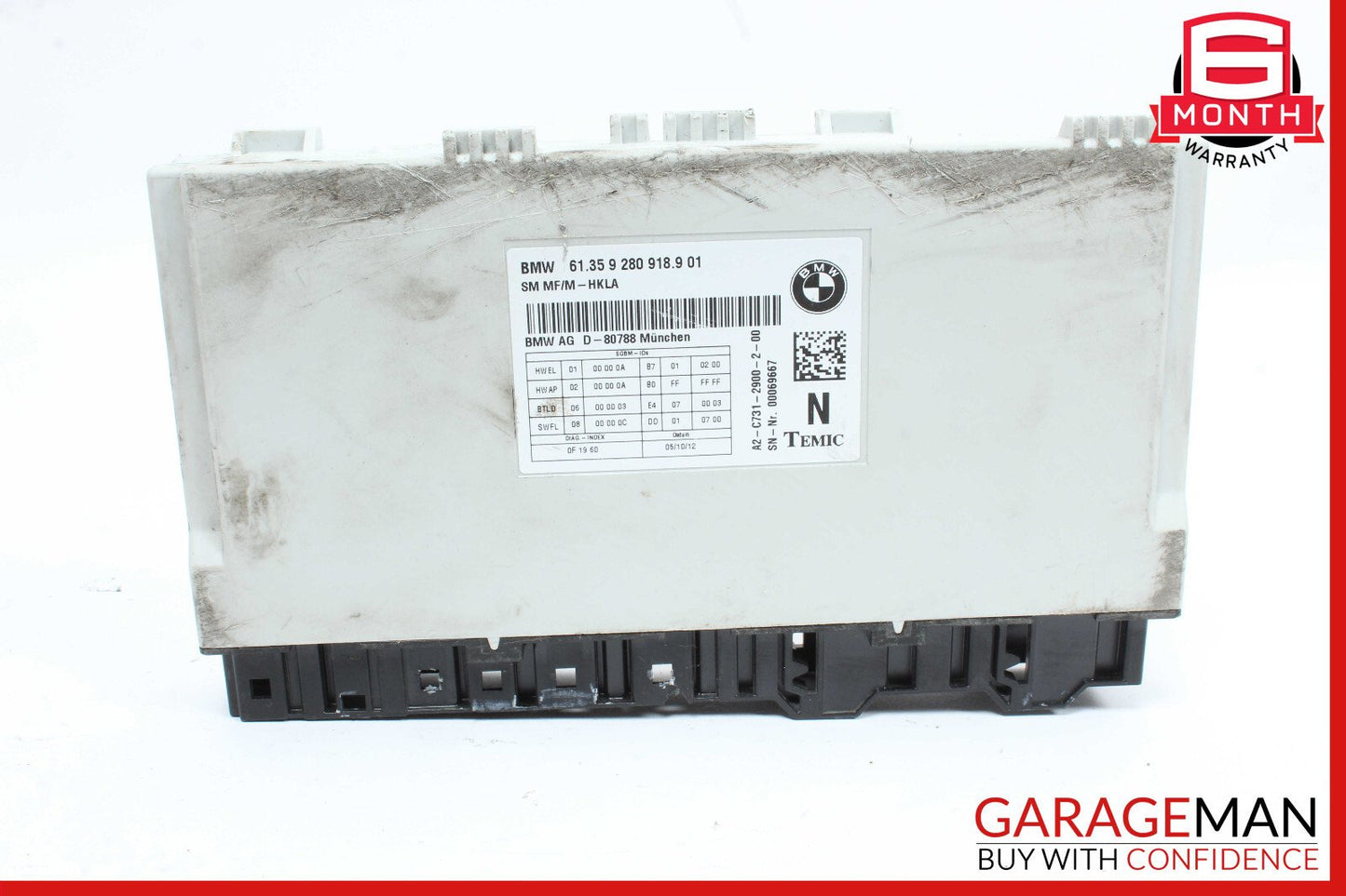13-19 BMW 650i F06 Front Seat Control Module OEM