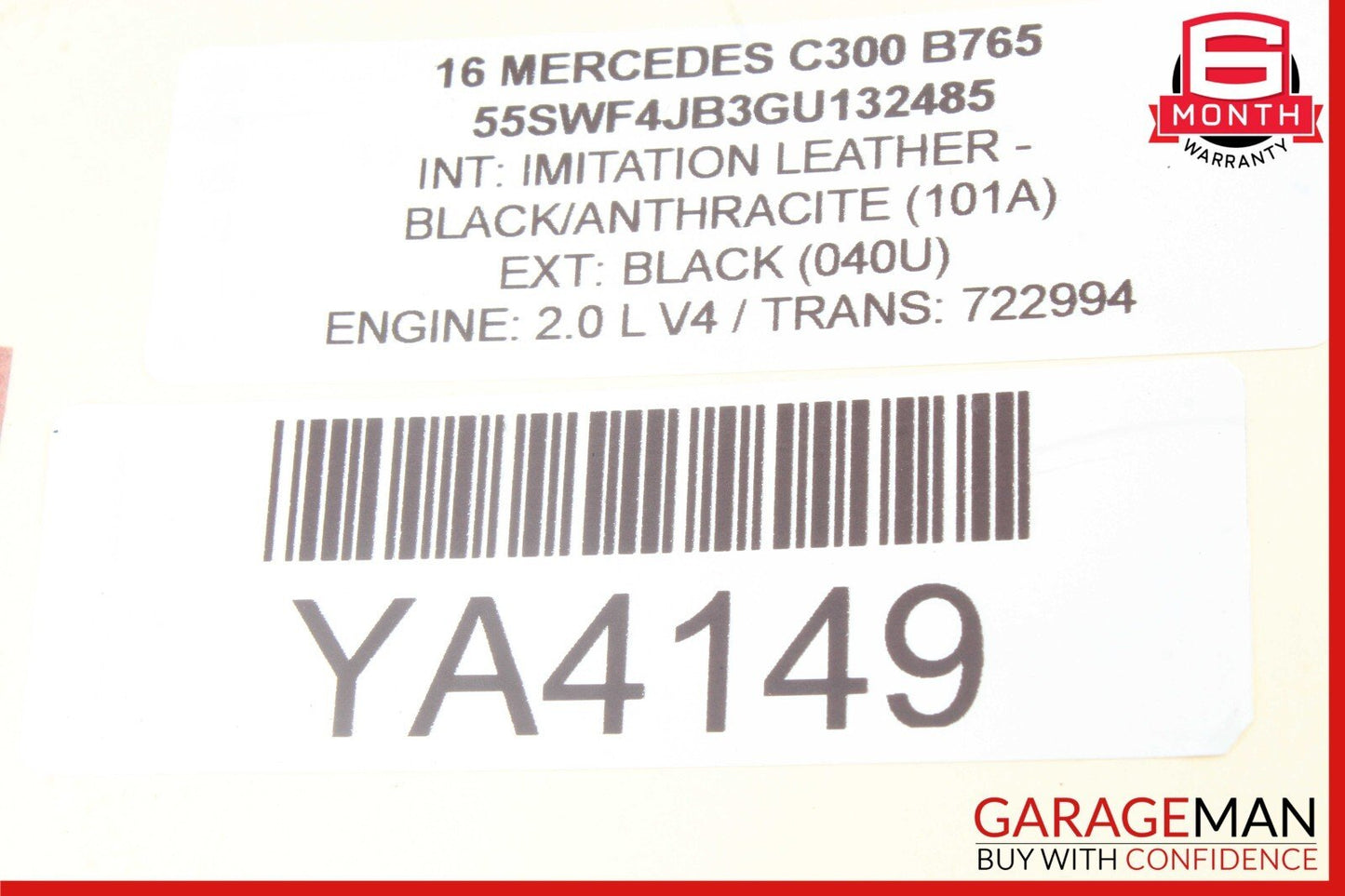 15-20 Mercedes W205 C350e GLC300 Front Left Side Upper Transverse Control Arm