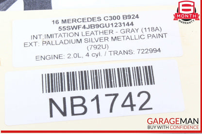 08-20 Mercedes W205 C300 E350 Rear Left or Right Side Lower Control Arm OEM