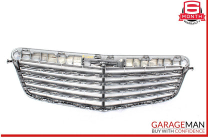 08-13 Mercedes W204 C300 E350 E550 Front Radiator Grille Grill Cover Chrome OEM