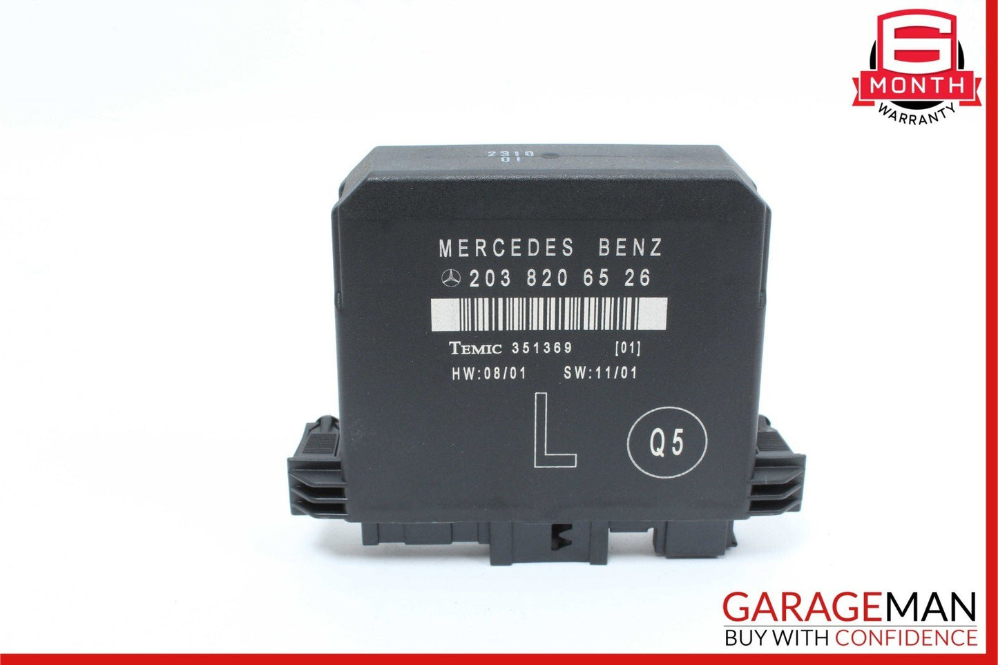 01-07 Mercedes W203 C240 C230 C280 Rear Left Side Door Control Module OEM