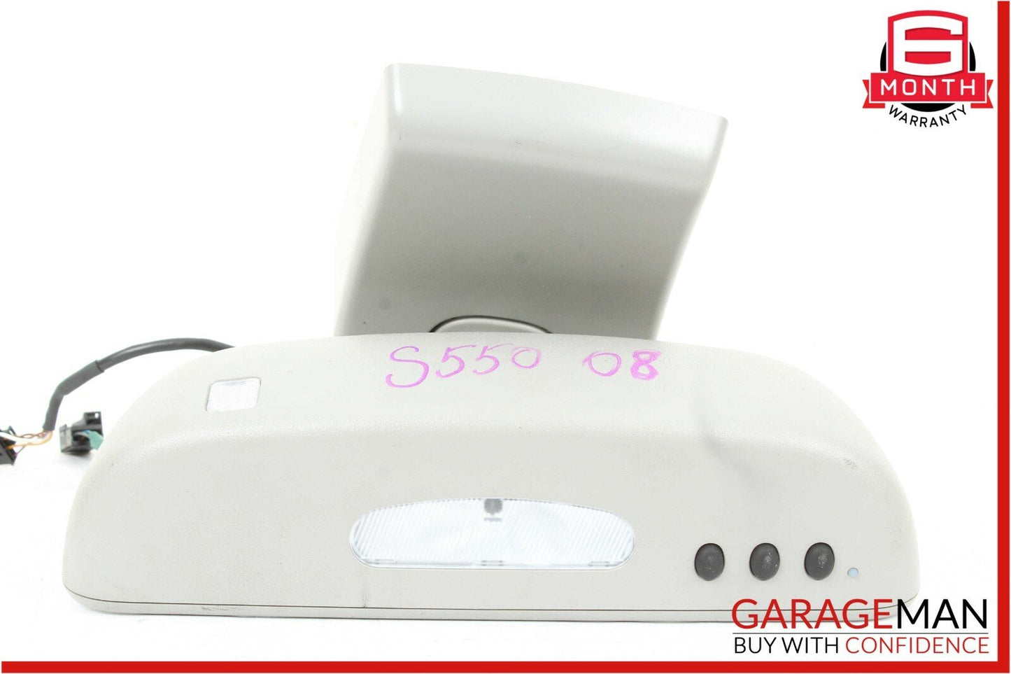 07-09 Mercedes W221 S550 S600 Interior Top Upper Rear View Mirror Gray OEM