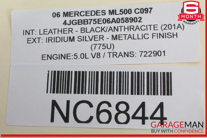 06-08 Mercedes W164 ML500 R500 ECU Engine Control Module Unit 1131539579 OEM
