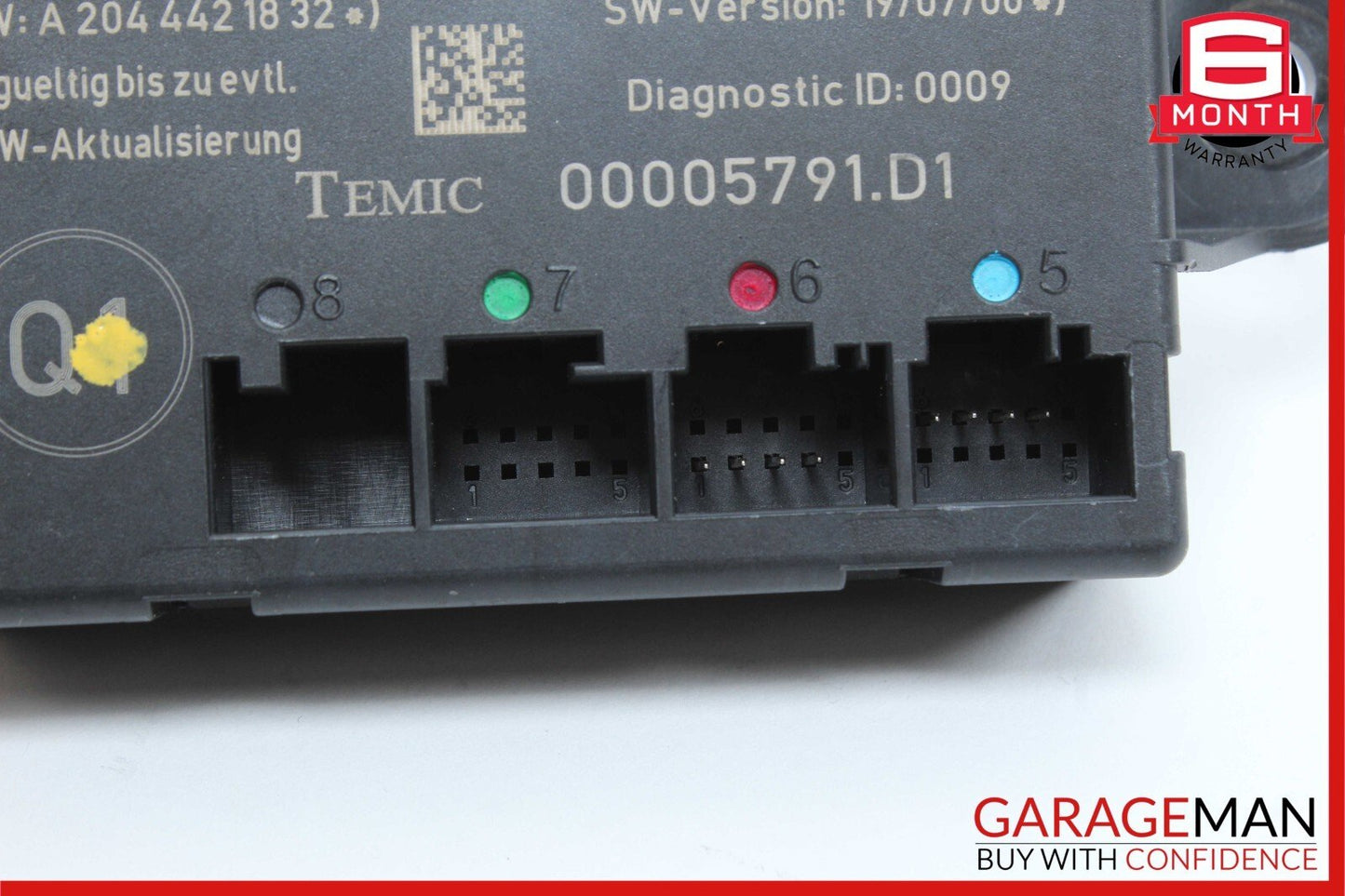 08-18 Mercedes W204 C300 CLS550 GLK350 Rear Left Side Door Control Module OEM