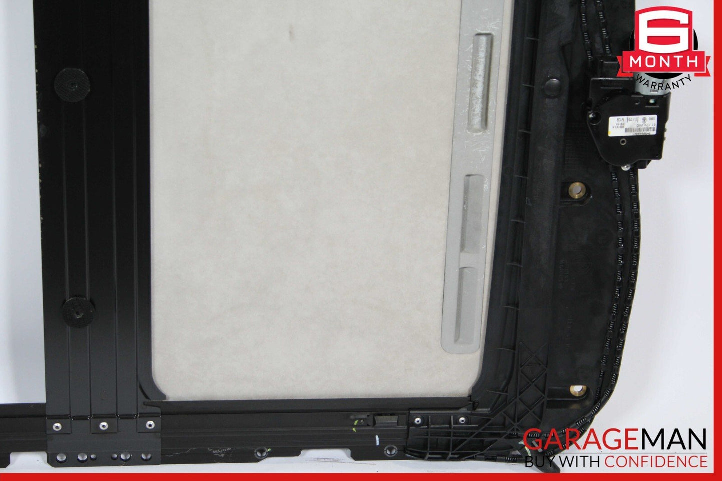 03-13 Maserati Quattroporte M139 Sunroof Guide Rail Frame Glass Track w/ Shade